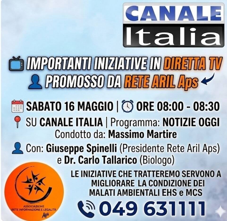 16 Maggio 2026 - Canale Italia - Notizie Oggi - MCS EHS